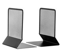 Osco Mesh Bookends - Black (Pack of 2)