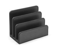 Osco Porte-lettres en similicuir - noir