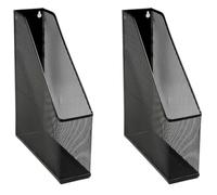 Osco Porte-revues Mesh en métal Noir (Lot de 2)