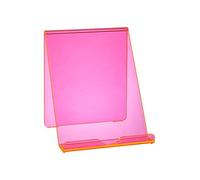OSCO Support de tablette en acrylique fluo | Support pour iPad | Support de téléphone | Support de livre | Support de document | H 18 x l 16 x P 14 cm