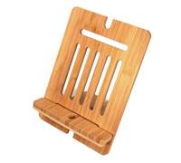 OSCO Support de Tablette en Bambou | Support de téléphone | Support de Livre | Support de Documents | Angle réglable | Utilisation en Portrait ou Paysage | 230 x 167 mm