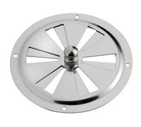 OSCULATI Aérateur circul. INOX Poli Miroir 127mm +moustiqu.