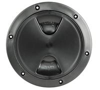 'Osculati Bouchon d''inspection avec joint et filetage , Couleur:noir, DURCHMESSER IN MM:102mm'