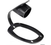 OSCULATI Bouchon Porte-Canne à encastrer PVC Souple Noir