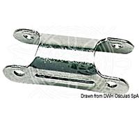 OSCULATI Charnière INOX p. échelle Tube Ø 22 mm