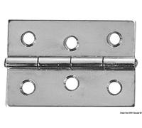 OSCULATI Charnière rectangulaire INOX Poli Miroir 60x40 mm