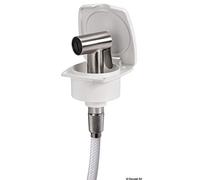 OSCULATI Coffret de Douche Pont New Edge - douchette INOX Tiger - 4 m