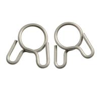 Osculati Stainless Steel Hose Clip Spring 100 Units Argenté