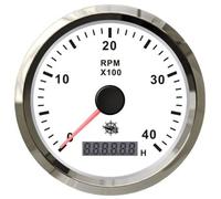 Osculati Compte-tours 0-4000 tpm Blanc/polie