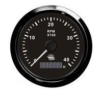 OSCULATI Compte-Tours 0-4000 tpm Noir/Noir