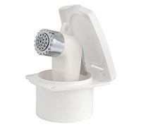OSCULATI Douche Boris Finition Blanche Tuyau PVC 4 m