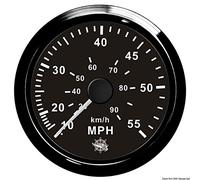 OSCULATI Indicateur de Vitesse Pitot 0-55 MPH Noir/Noir