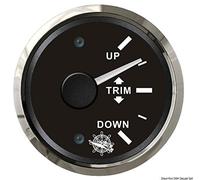 OSCULATI Indicateur Trim 0/190 Ohm Noir/polie