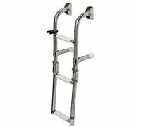 Osculati Inox Echelle de Bain Pliable Avec 3 Niveaux Extra Étroit 630 MM