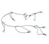 OSCULATI Mille-Pattes pour Attacher la Grande Voile sur la bôme 2m 3m, Longueur:300cm