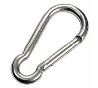 Osculati Mousqueton Avec Fermeture Affleurante Acier Inoxydable 5 Mm