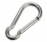 Osculati Mousqueton Avec Fermeture Affleurante Acier Inoxydable 6 Mm
