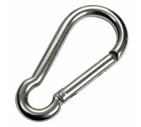 Osculati Mousqueton Avec Fermeture Affleurante Acier Inoxydable 8 Mm