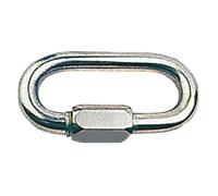Osculati 8874 Stainless Steel Quick Carabiner 10 Mm Argenté