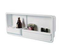 OSCULATI Niche latérale 2 Porte-Verres ABS Blanc Gauche