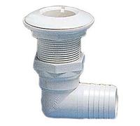 OSCULATI Passe-Coque 90° Plastique Blanc 11/2 x 38 mm