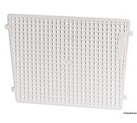 OSCULATI Plaque Protection Plastique poupe Blanc 300x220 mm