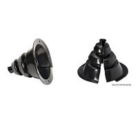 OSCULATI Soufflet Passe-câbles ouvrable Noir Vinyle Cuivre Polyoléfine Terminal ferrule Large AWG Ø Externe 107 mm