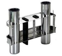 Osculati SS Rod Holder For Bulkhead Mounting 2 Rods Rod Holder