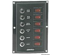 OSCULATI Tableau électrique Vertical 6 Interrupt. 6 fusibl