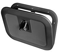 Osculati Trappe d'inspection Plastique - 380mmx280mm - Disponible en crème, noir ou gris, Farbe_Luken:schwarz