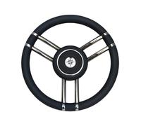 OSCULATI Volant Apollo INOX+polyuréthane Ø 350 mm Noir