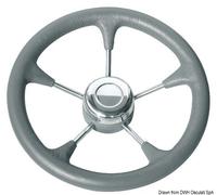 OSCULATI Volant polyuréthane Souple avec cône Gris 350 mm