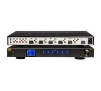 OSD Nero MX1250 DSP Matrix Amplificateur 12 canaux, système audio multi-pièces à 6 zones pour toute la maison, double entrées de bus, égaliseur par zone, alimentation amplificateur de