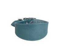 Osdhezcn Collier large rembourré en cuir véritable pour lévriers italiens - Confortables - Accessoires pour chiens - Fournitures pour animaux de compagnie