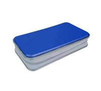 Osdhezcn Grande pochette de rangement pour CD avec 80 compartiments fiables, bleu
