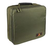 Osdhezcn Sac de moulinet de pêche à la carpe - Sac de rangement pour moulinet de pêche et équipement de pêche - Résistant à l'eau - Sac de rangement pour moulinet de pêche, a