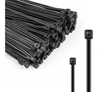 OSDUE 200 Pièces Collier de Serrage Nylon, 150/300mm, Anti-UV, pour Cable | D'attaches Câble Professionnelles, Attache Câble, Durable Résistant UV Autobloquantes pour Cable Management Jardinage Atelier