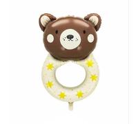 OSDUE Animaux de Ballon Gonflable, Tête d'ourson Ballon Helium Animaux Flottant Ballons de Décoration de Fête d'animaux Décorations De Noël Gonflables Ballons pour Enfants