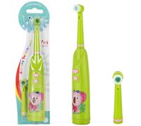 OSDUE Brosse à Dents Électrique Enfant, IPX5, Mais Doux, 2 Têtes de Brosse | Un Nettoyage Efficace Pour Les Dents Sensibles, Étanche, Fonctionnement Faible Niveau Sonore Pour Filles Et Garçons, Cyan