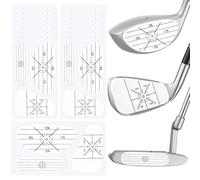 OSDUE Club de Golf Impact Tape, 40pièces Golf Impact Tape, Impact Tape Etiquettes de Entraînement Swing Golf Swing Trainer, Sweet Spot Analyse - Entrainement au Swing Golf Impact Sticker