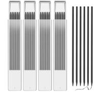 OSDUE Crayons de Charpentier, 24 Pièces 2.8mm HB Recharge de Graphite Recharges de Crayons Réutilisables Résistantes à Rupture Recharge Porte-Mine de Charpentier (Trois Couleurs)