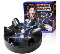 OSDUE Détecteur de Mensonge de Choc électrique, Jeu de Doigt de Choc intéressant, Détecteur de Mensonge de Test de Vérité ou Oser, pour Adultes et Enfants Fête, Table Game Funny Punishment Prop