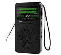 OSDUE Petite Radio Portable, AM/FM/SW Transistor Poste Radio Portable Mini Radios à Piles Survie (AA) Excellente Réception pour Cadeau, Famille, Séniors(Noir)