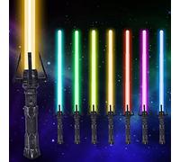 OSDUE Sabre Laser, 7 Couleurs Lightsaber Sabre Lumineux Epées Laser à LED avec Son Costume d'halloween Articles de Fête Cadeaux Combattants et Guerriers de la Galaxie Jouet de Cosplay, Griffe