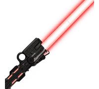 OSDUE Sabre Laser, 7 Couleurs Sabre Lumineux Epées Laser à LED avec Son Costume d'halloween Articles de Fête Cadeaux Combattants et Guerriers de la Galaxie Jouet de Cosplay, Noir