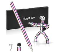 OSDUE Stylo Magnétique, Couleur Créatifs Magique Drôle Stylo Magnétique Pens Bille Décompression Fidget Pen Un Petit Cadeau pour Soulager Le Stress, Grand Ensemble