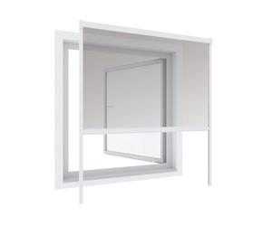 Ose Store moustiquaire Enroulable 100x160 cm - Aluminium - Blanc