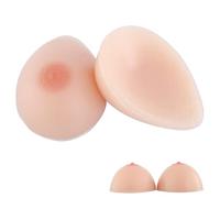 OSEMISS Nude,1400g/Pair(E Cup), 300-6000 g/Paire AAA-KK Cup Formes mammaires en Silicone Auto-adhésif Faux Seins Soutien-Gorge Rehausseur pour transgenre Crossdresser Prothèse Mastectomie