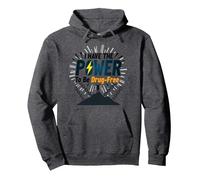 Osez être sans Drogue : Empowering Anti-Addiction Message Sweat à Capuche, Unisexe pour Adultes, Chiné Foncé, S