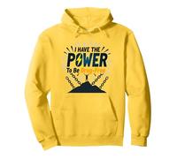 Osez être sans Drogue : Empowering Anti-Addiction Message Sweat à Capuche, Unisexe pour Adultes, Citron, S